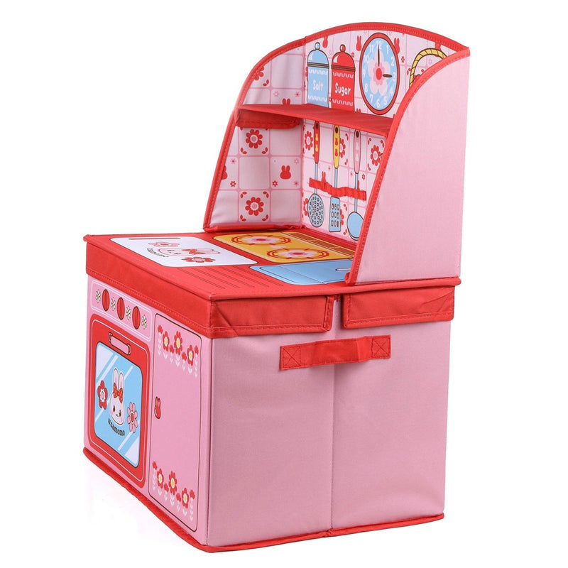 Beverly Hills Doll Collection Foldable Kids Play Kitchen - Space-Saving Pretend Playset