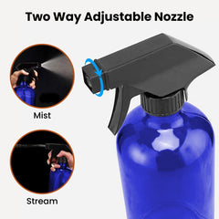 Chef's Star 16 oz 2 Glass Spray Bottles - Your Ultimate DIY Cleaning and Misting Solution