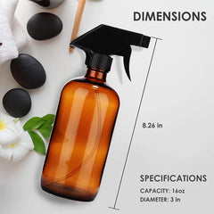 Chef's Star 16 oz 2 Glass Spray Bottles - Your Ultimate DIY Cleaning and Misting Solution