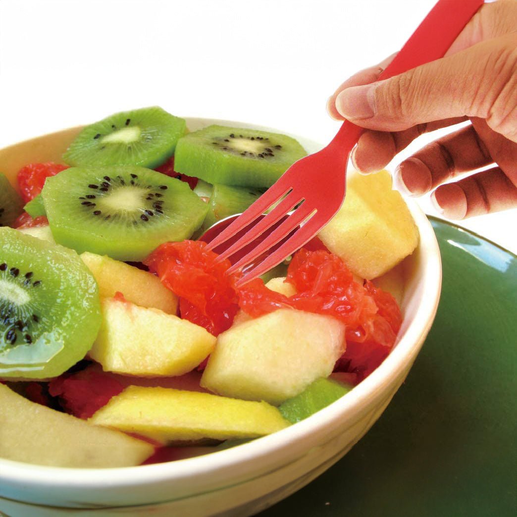 Chef's Star Salad 2 Go Container with Attachable Fork - Locking Lid, D ...