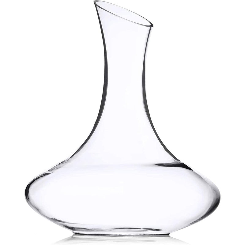 Crystal Glass Wine Decanter - 60 Ounce Premium Aeration and Elegance