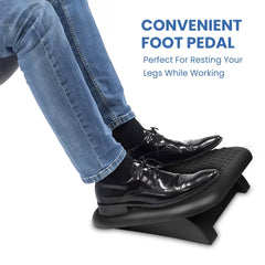 Elevate Your Comfort: Adjustable Ergonomic Footrest for Home and Office - Find Relief and Support All Day Long