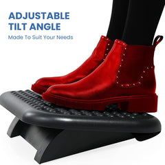 Elevate Your Comfort: Adjustable Ergonomic Footrest for Home and Office - Find Relief and Support All Day Long