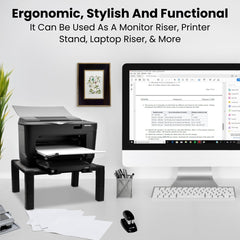 Elevate Your Workspace with Ergonomic Desk Monitor Stand - Adjustable, Stylish, and Functional