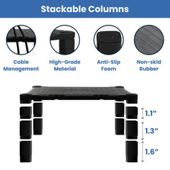 Elevate Your Workspace with Ergonomic Desk Monitor Stand - Adjustable, Stylish, and Functional