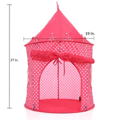 Enchanting Accessories Princess Doll Popup Camping Tent Playset - Perfect for Indoor and Outdoor Adventures fit 18 Inch Dolls