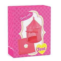 Enchanting Accessories Princess Doll Popup Camping Tent Playset - Perfect for Indoor and Outdoor Adventures fit 18 Inch Dolls