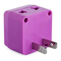 Essential 2-in-1 Universal Travel Adapter with Surge Protection - Perfect for Canada, US, Mexico, and Japan