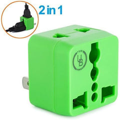 Essential 2-in-1 Universal Travel Adapter with Surge Protection - Perfect for Canada, US, Mexico, and Japan