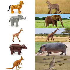 Large Farm Animal and Safari Figurines Set for Toddlers - Realistic Animal Figures, Perfect for Imaginative Play and Education