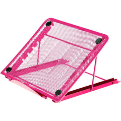 Mesh Laptop Stand and Book Holder - Portable, Adjustable, and Ventilated