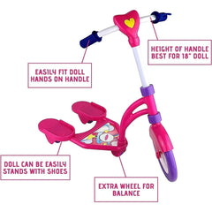 Premium 18 Inch Doll Outdoor Sports Play Set - Winter & Summer Fun with Skateboard, Snowboard, Scooter, and Accessories for 18 Inch Dolls