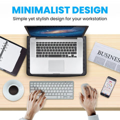 Premium 2-Pack Monitor Stand Riser with Cable Management - Ergonomic Desk Organizer for Laptop, TV, and Printer - Sturdy Metal Legs - Black