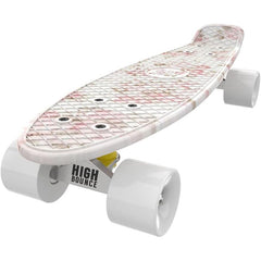 Premium 22-Inch High Bounce Skateboard - Ultimate Retro Mini Cruiser for Kids of All Ages, with ABEC 7 Bearings and PU Wheels