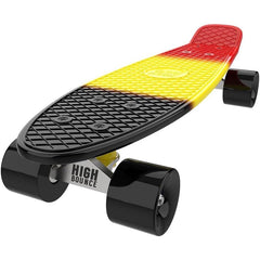 Premium 22-Inch High Bounce Skateboard - Ultimate Retro Mini Cruiser for Kids of All Ages, with ABEC 7 Bearings and PU Wheels
