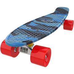 Premium 22-Inch High Bounce Skateboard - Ultimate Retro Mini Cruiser for Kids of All Ages, with ABEC 7 Bearings and PU Wheels