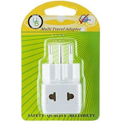 Ultimate 2-in-1 Universal Travel Adapter with Dual Outlets - Surge Protection Included - Type L Italian Plug