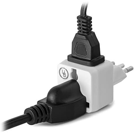 Ultimate 2-in-1 Universal Travel Adapter with Dual Outlets - Surge Protection Included - Type L Italian Plug