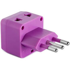 Ultimate 2-in-1 Universal Travel Adapter with Dual Outlets - Surge Protection Included - Type L Italian Plug