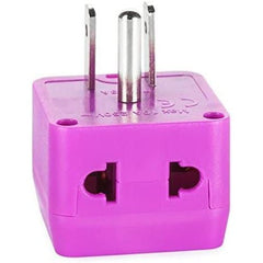 Universal Travel Adapter with Dual Outlets - Built-in Surge Protection - Type B EU to US Plug Adapter