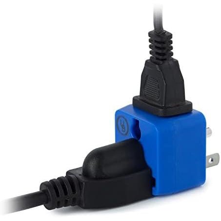 Universal Travel Adapter with Dual Outlets - Built-in Surge Protection - Type B EU to US Plug Adapter